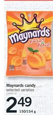 Fortinos Maynards candy 150/154 g offer