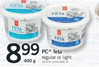 Fortinos PC FETA, 400 g offer