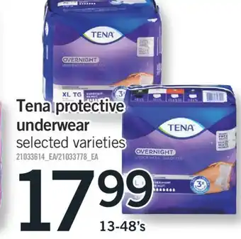 Fortinos TENA PROTECTIVE UNDERWEAR, 13-48's offer