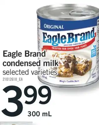 Fortinos EAGLE BRAND CONDENSED MILK offer