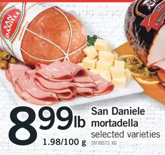 Fortinos SAN DANIELE MORTADELLA, 1.98/100 G offer