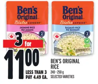 Metro BEN'S ORIGINAL RICE offer