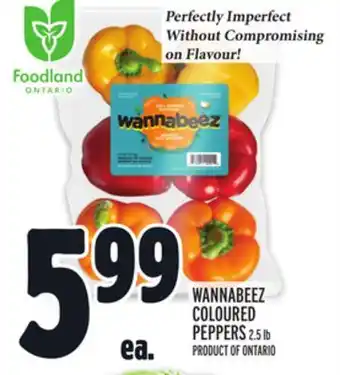 Metro WANNABEEZ COLOURED PEPPERS offer