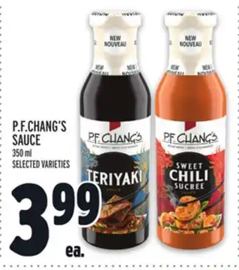 Metro P. F. CHANG'S SAUCE offer