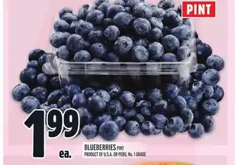 Metro BLUEBERRIES PINT offer