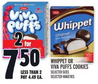 Metro WHIPPET OR VIVA PUFFS COOKIES offer
