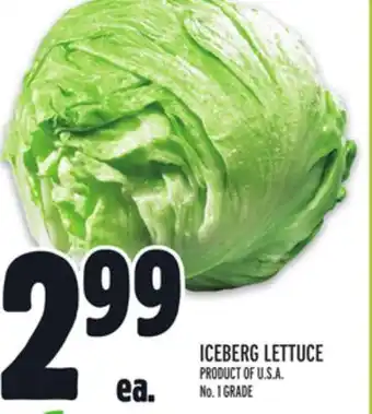 Metro ICEBERG LETTUCE offer