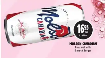 Metro MOLSON CANADIAN offer