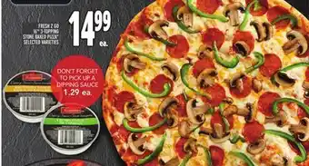 Metro 16 3-TOPPING STONE BAKED PIZZA offer