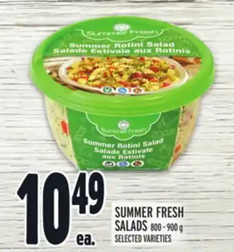 Metro SUMMER FRESH SALADS offer