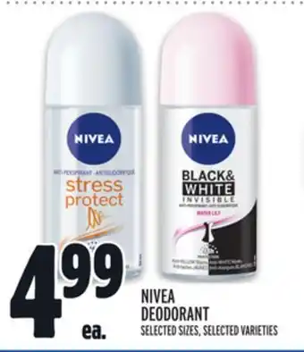 Metro NIVEA DEODORANT offer