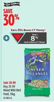 Canadian Tire Red Ribbon Mixed Wild Bird Feed, 15kg offer