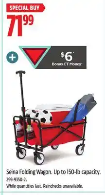 Canadian Tire Seina Folding Wagon offer