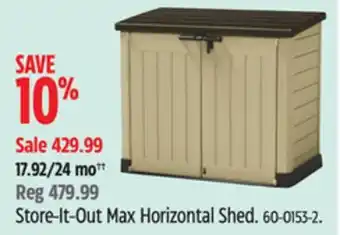 Canadian Tire Keter Store-It-Out Max Horizontal Shed offer