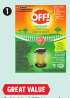 Canadian Tire OFF! Mosquito Lamp offer