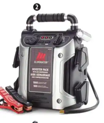 Canadian Tire MotoMaster 1000A Booster Pack with Air Compressor offer