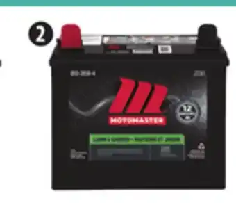 Canadian Tire MotoMaster U1 and U1R Batteries offer