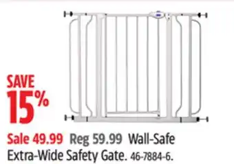 Canadian Tire Wall-Safe Extra-Wide Safety Gate offer