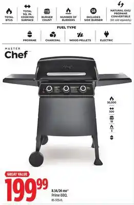 Canadian Tire MASTER Chef Prime BBQ offer