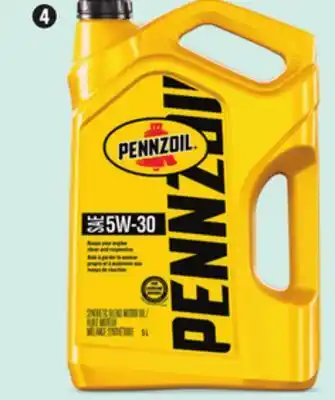 Canadian Tire Pennzoil Conventional Motor Oil offer