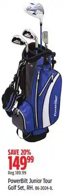 Canadian Tire PowerBilt Junior Tour Golf Set, RH offer