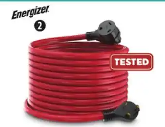 Canadian Tire Energizer 30-Amp 50-ft Male to Female 3-Prong RV Power Extension Cord offer