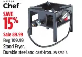 Canadian Tire MASTER CHEF Stand Fryer offer