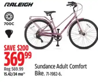 Canadian Tire Raleigh Sundance Adult Comfort Bike offer