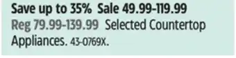 Canadian Tire Vida by PADERNO Selected Countertop Appliances offer