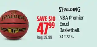 Canadian Tire Spalding NBA Premier Excel Basketball offer