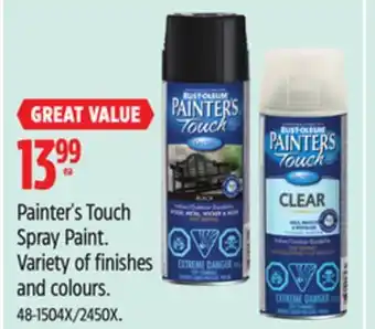 Canadian Tire Rust-Oleum Painter's Touch Spray Paint offer