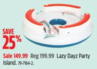 Canadian Tire HydroForce Lazy Dayz Party Island offer