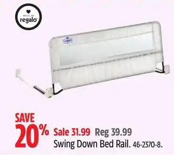 Canadian Tire Regalo Swing Down Bed Rail offer