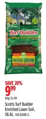 Canadian Tire Scotts Turf Builder Enriched Lawn Soil, 56.6L offer