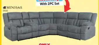 Surplus Furniture Vice Grey Reclining Sectional offer
