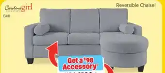 Surplus Furniture Teddy Nickel 2Pc Sectional offer