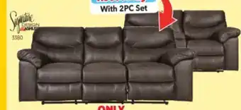 Surplus Furniture Boxberg Teak Reclining Sofa Set offer