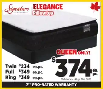 Surplus Furniture Elegance Queen Mattress Set offer