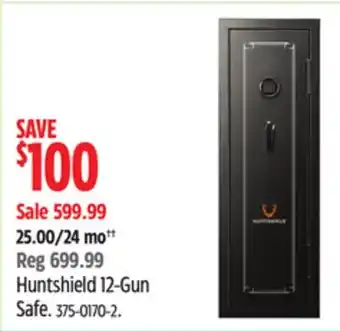 Canadian Tire Huntshield 12-Gun Safe offer