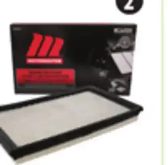 Canadian Tire MotoMaster Engine and Cabin Air Filters offer