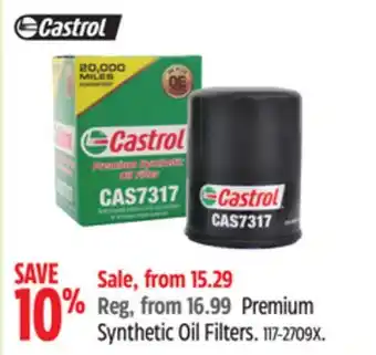 Canadian Tire Castrol Premium Synthetic Oil Filters offer