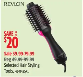 Canadian Tire Revlon Selected Hair Styling Tools offer