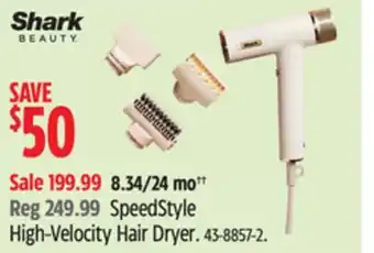 Canadian Tire Shark SpeedStyle High-Velocity Hair Dryer offer
