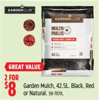Canadian Tire Garden Club Garden Mulch, 42.5L offer