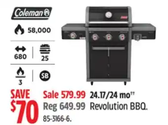 Canadian Tire Coleman Revolution BBQ offer