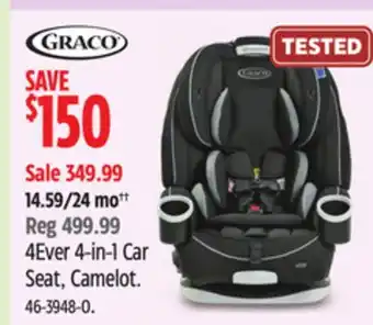 Canadian Tire Graco 4Ever 4-in-1 Car Seat, Camelot offer