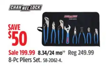 Canadian Tire Channellock 8-Pc Pliers Set offer