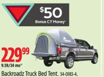 Canadian Tire Napier Backroadz Truck Bed Tent offer