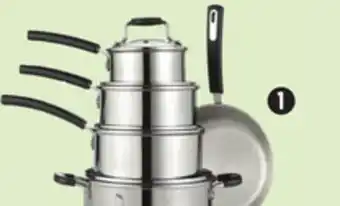 Canadian Tire Heritage Elite Stainless-Steel Cookset offer