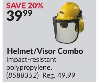 Princess Auto Helmet/Visor Combo offer